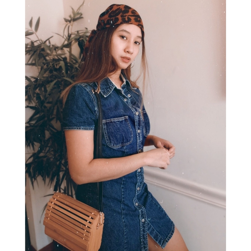 Vintage 90s GAP Denim Dress 🦋 Size Small